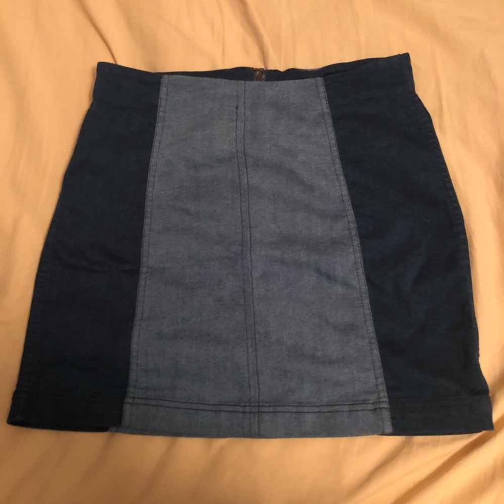 Free people Jean Skirt